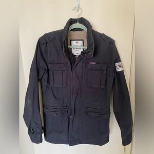 Men’s Superdry Sherpa-lined military style jacket